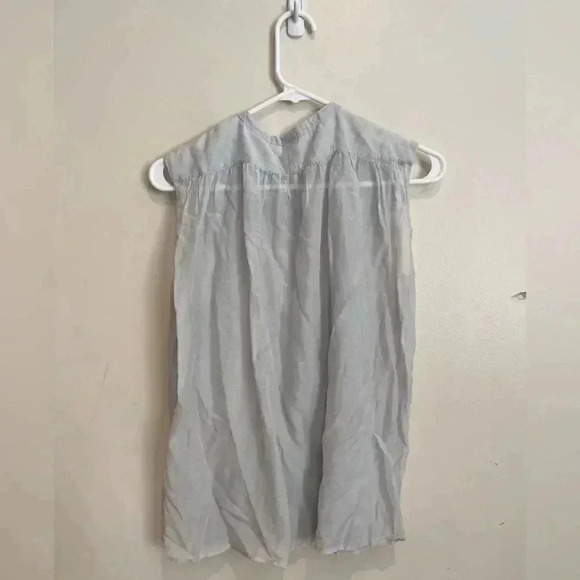 B.D. Baggies Button Up Cotton Tank Blouse - Picture 4 of 4